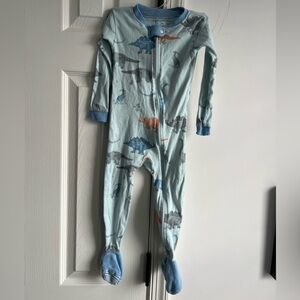 Blue Dinosaur Print Kids One Piece Burts Bees baby